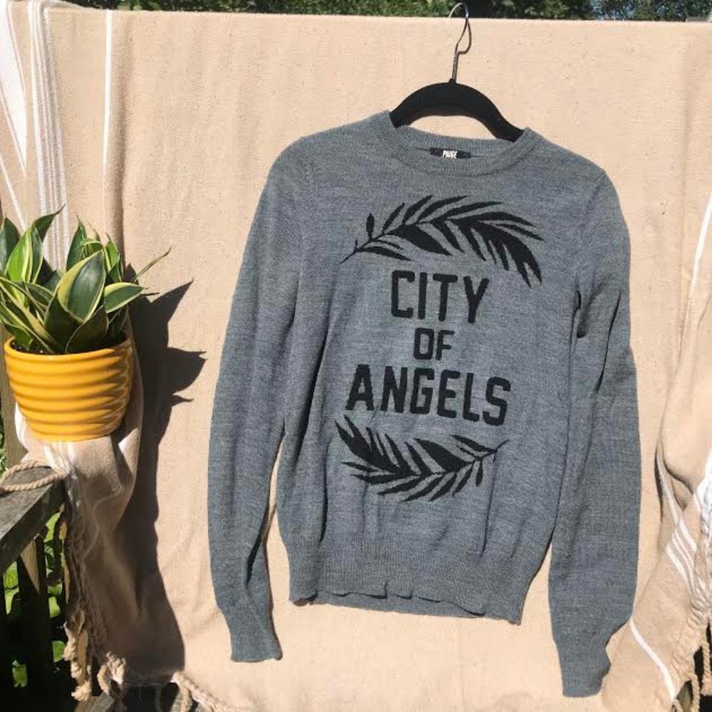 PAIGE Graphic Crew Neck Sweater